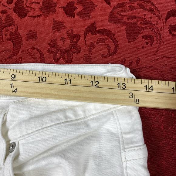 Citizens of Humanity Midrise Super Flare Jeans 27 White 27x32" Inseam Boho - Picture 8 of 12